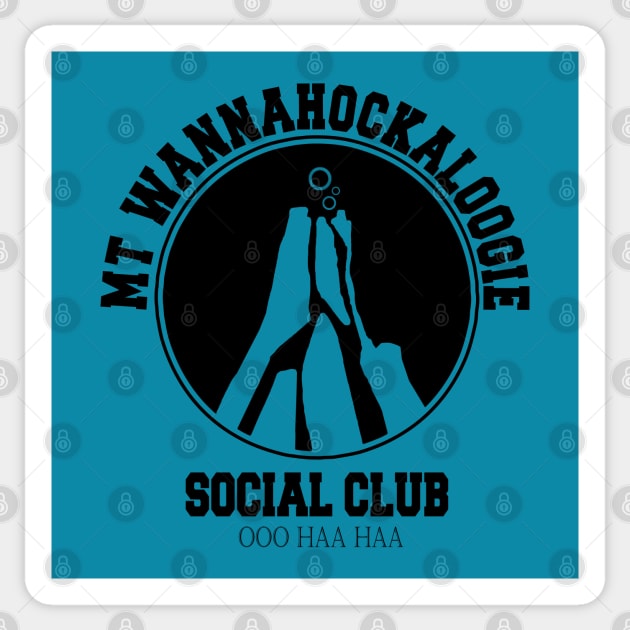 Mount Wannahockaloogie Club Sticker by Kaybi76